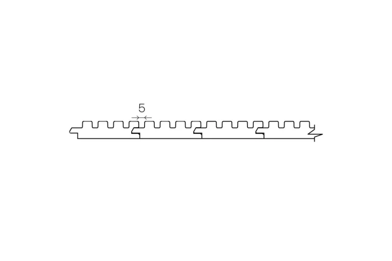 Badstupanel i varmebehandlet  osp, KYTE-S 15x60mm, 6 stk/pk